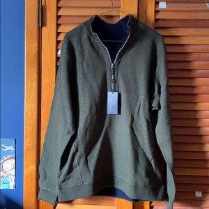 Reversible Rainforest 1/2 Zipper Pullover